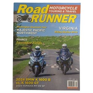 Road Runner Motorcycle Magazine December 2024 Virginia Skyline Drive Pacific NW